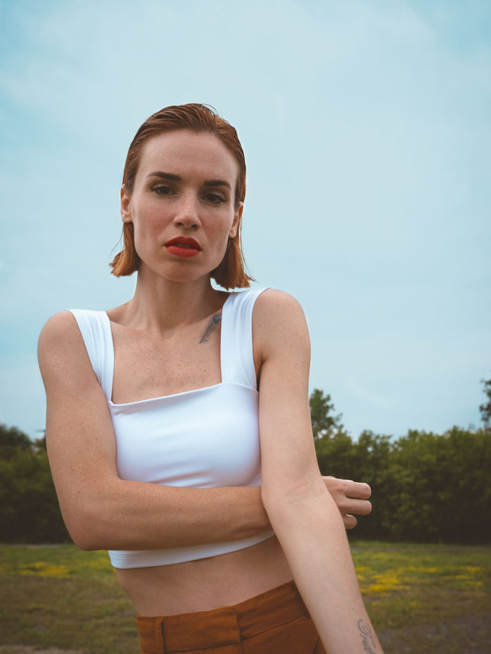 Minimal Rib Crop Tank