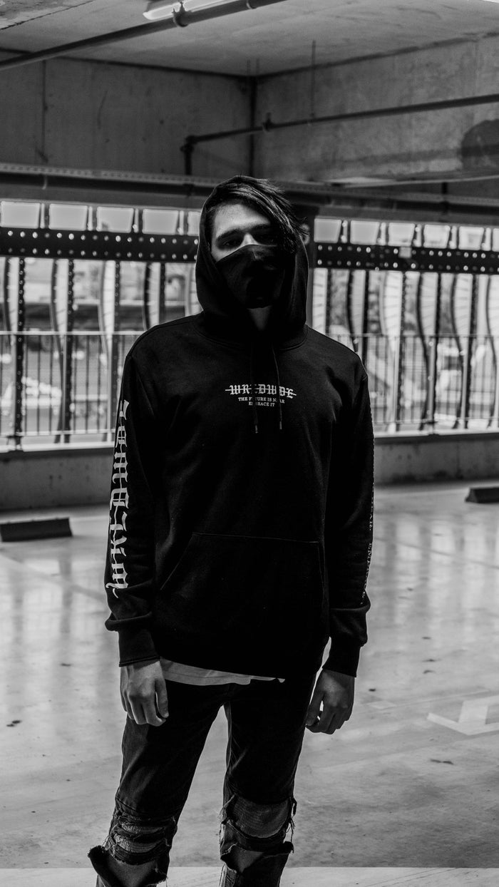 Acid Wash Oversized Hoodie